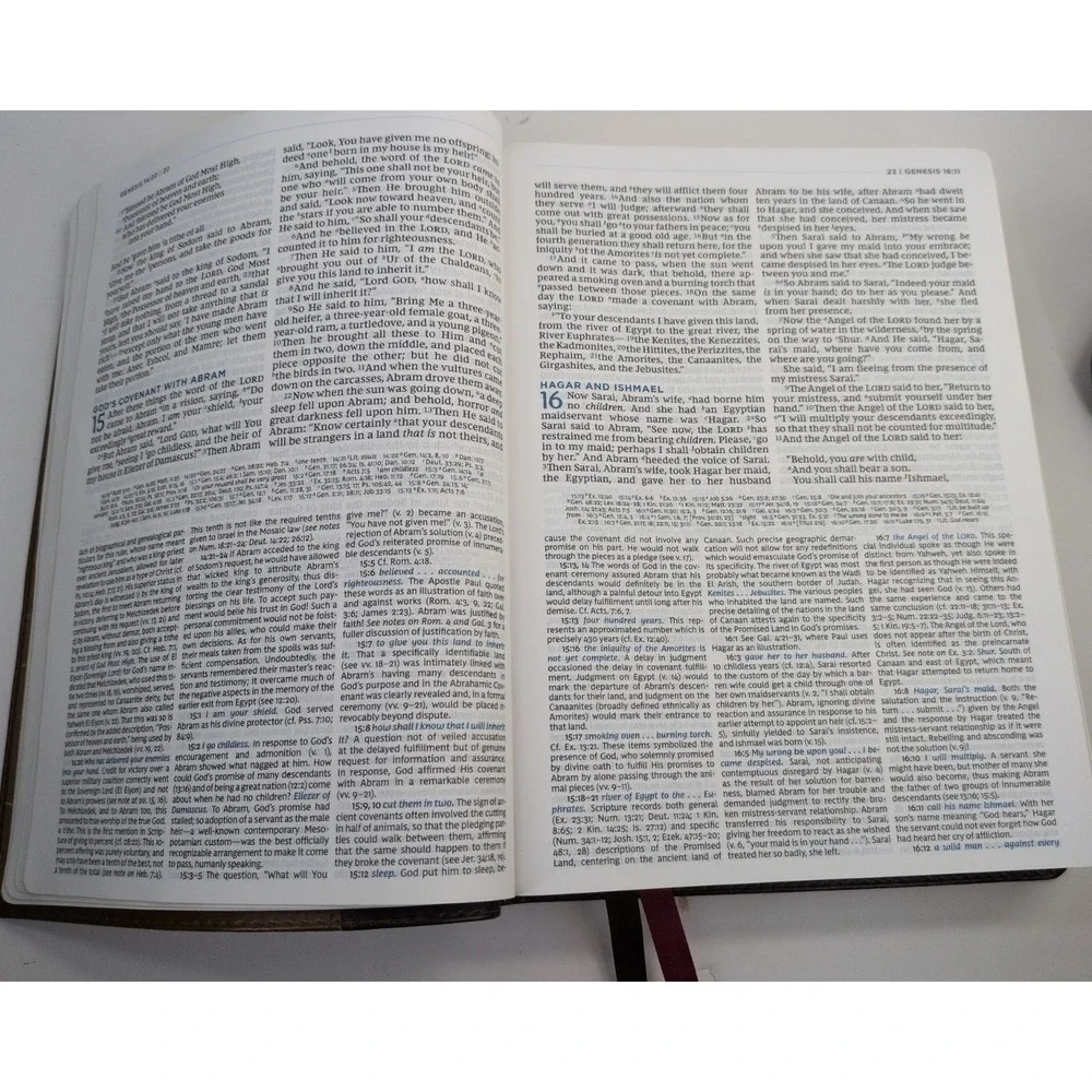 😍Macarthur Study Holy Bible NKJV Bonded Leather 2006 Maps Nelson